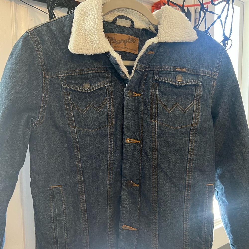Wrangler Girl’s Dark Blue denim jacket